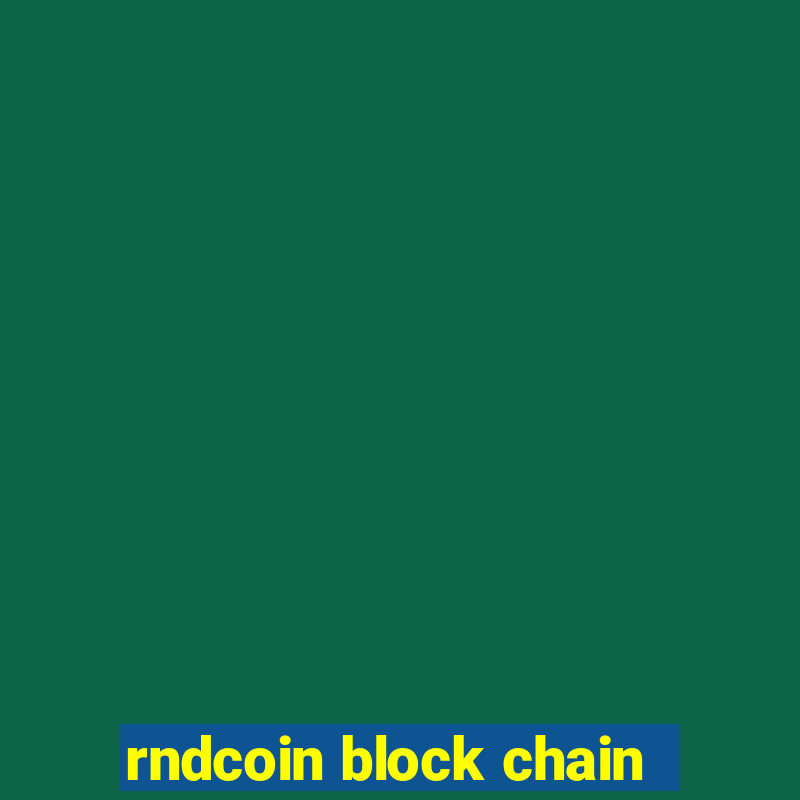 rndcoin block chain